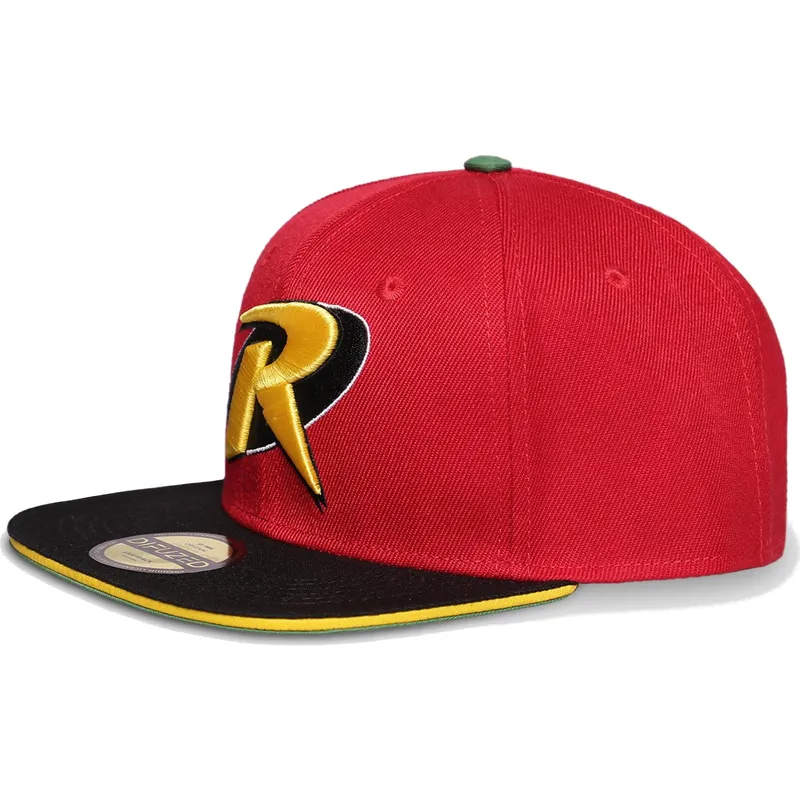 kepure-plokscia-raudona-snapback-difuzed