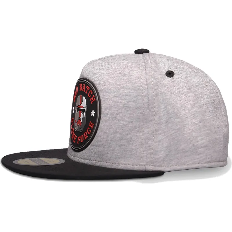 cap-plokscia-gray-snapback-vaikams-difuzed