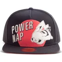 kepure-plokscia-juoda-snapback-power-nap-difuzed