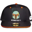 kepure-plokscia-juoda-snapback-vaikams-bounty-hunter-the-mandalorian-difuzed