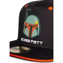 kepure-plokscia-juoda-snapback-vaikams-bounty-hunter-the-mandalorian-difuzed