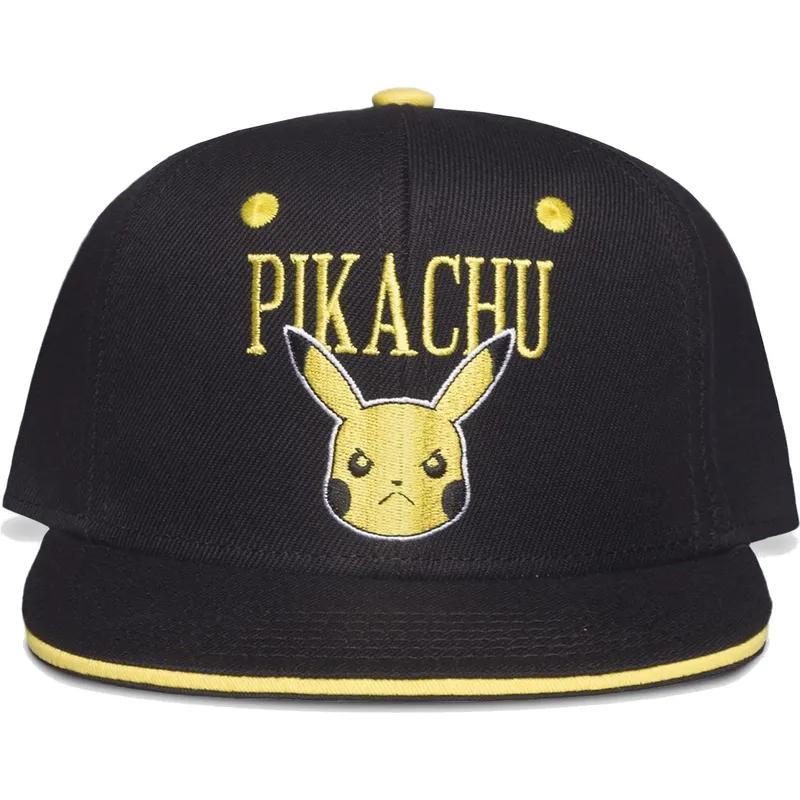 czarna-i-zolta-czapka-z-daszkiem-snapback-pikachu-angry-pokemon-od-difuzed