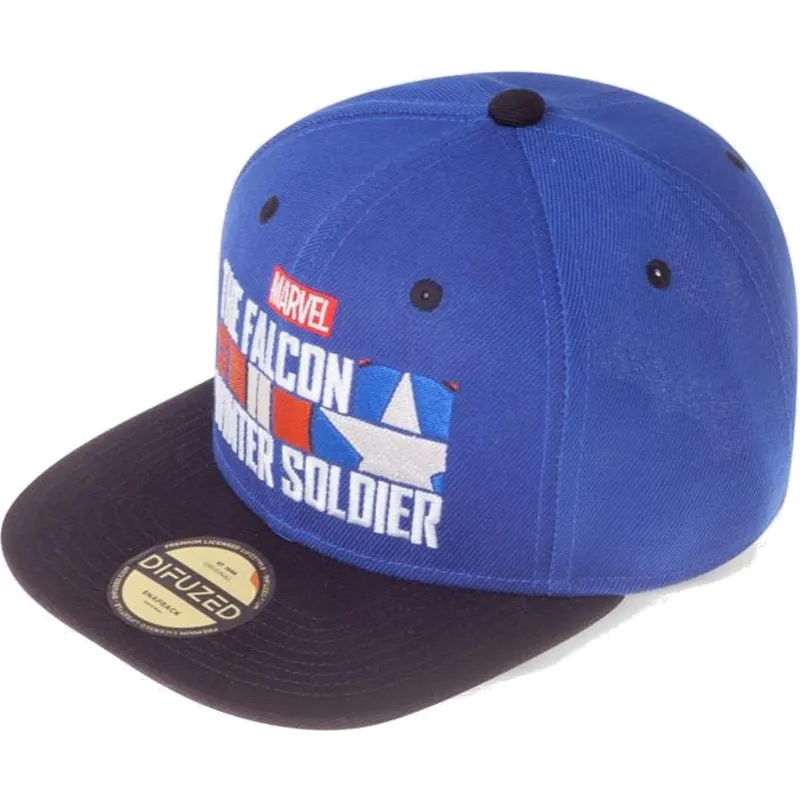 czapka-z-daszkiem-niebiesko-czarna-snapback-the-falcon-and-the-winter-soldier-logo-marvel-comics-od-difuzed