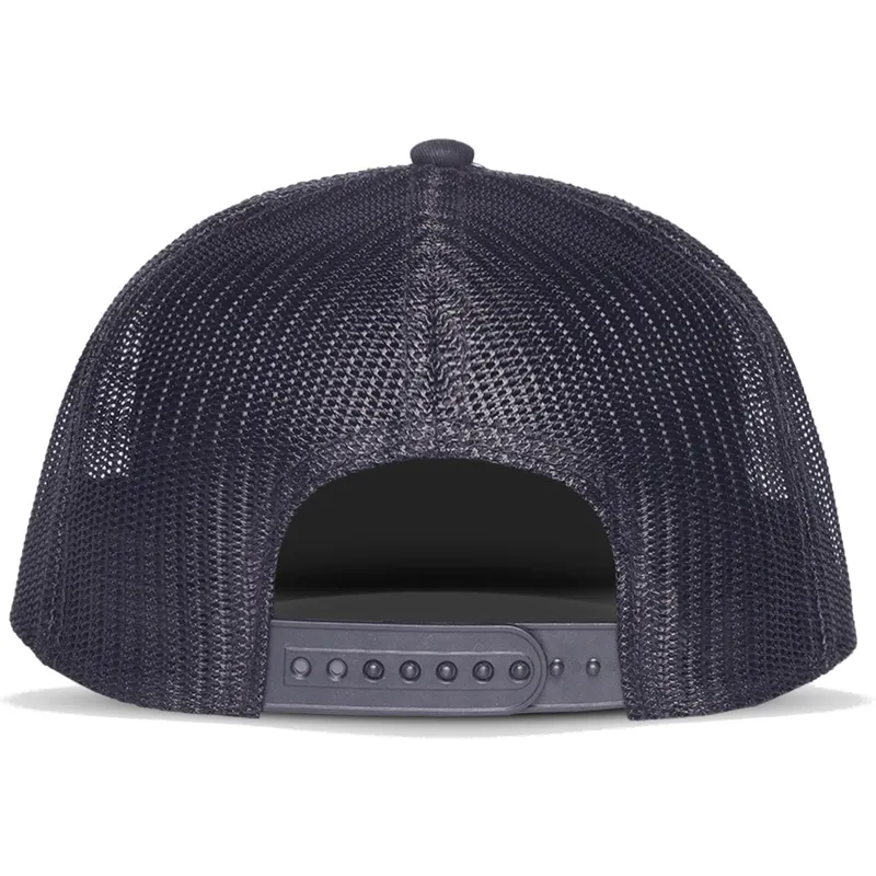 kepure-plokscia-juoda-snapback-trucker-difuzed