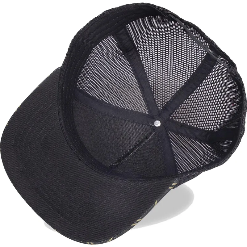 kepure-plokscia-juoda-snapback-trucker-difuzed
