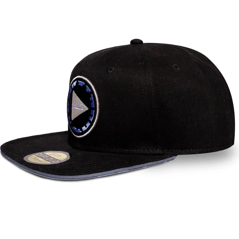 kepure-plokscia-juoda-snapback-forbidden-west-difuzed