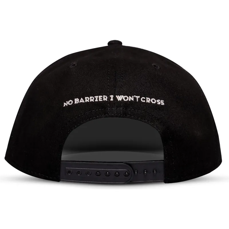 kepure-plokscia-juoda-snapback-forbidden-west-difuzed