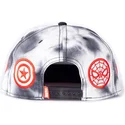 kepure-plokscia-balta-snapback-tye-dye-badge-difuzed