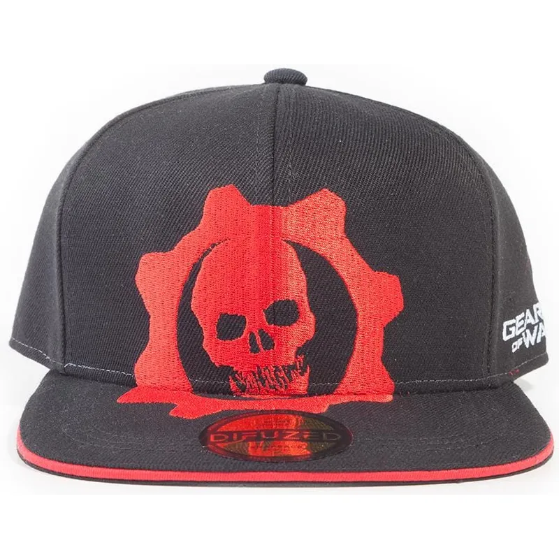kepure-plokscia-juoda-snapback-red-helmet-difuzed