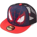 kepure-plokscia-melyna-snapback-vaikams-trucker-face-difuzed