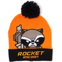 czapka-pomaranczowo-czarna-z-pomponem-rocket-raccon-kawaii-art-marvel-comics-od-difuzed