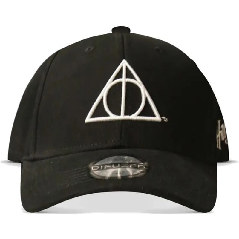 czarna-czapka-z-zakrzywionym-daszkiem-snapback-insygnia-smierci-harry-potter-od-difuzed