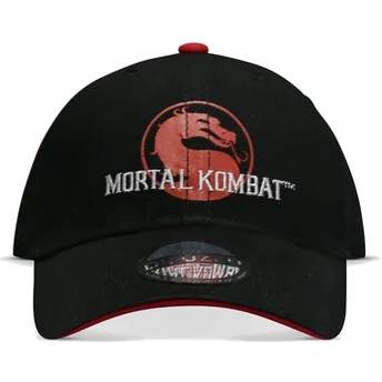 Difuzed Curved Brim Finish Him! Mortal Kombat Black Snapback Cap