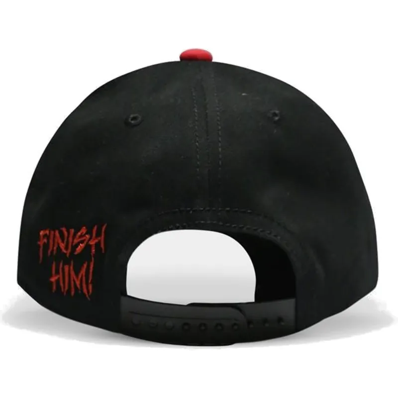kepure-islenkta-juoda-snapback-finish-him-difuzed