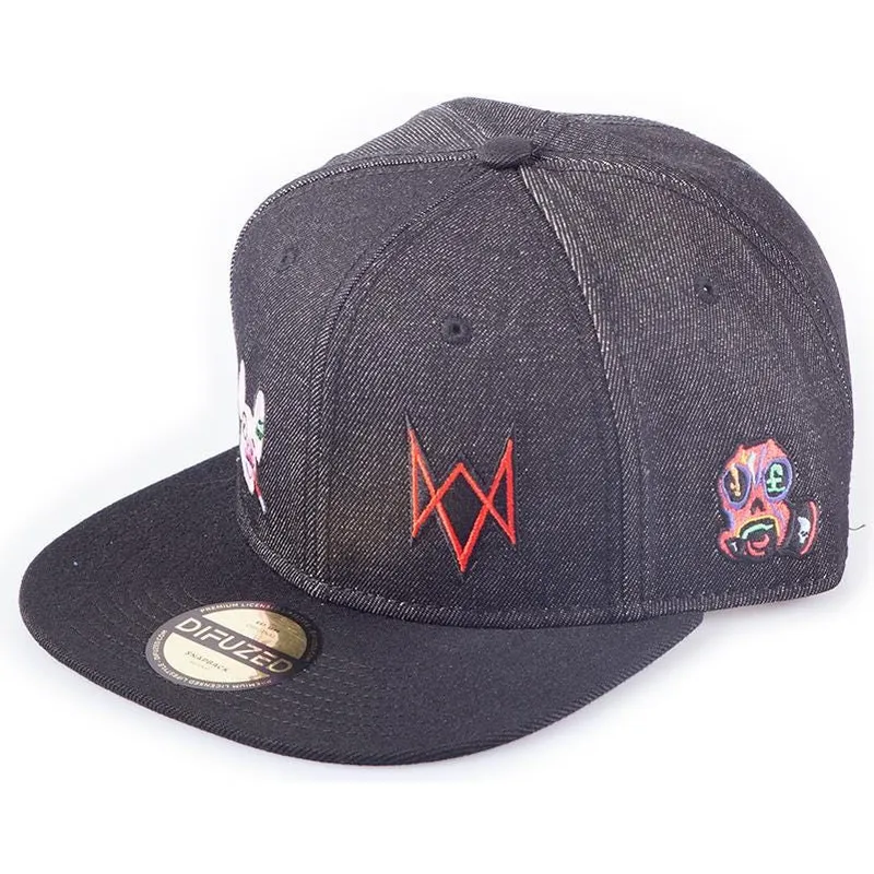 kepure-plokscia-juoda-snapback-vaquero-legion-difuzed