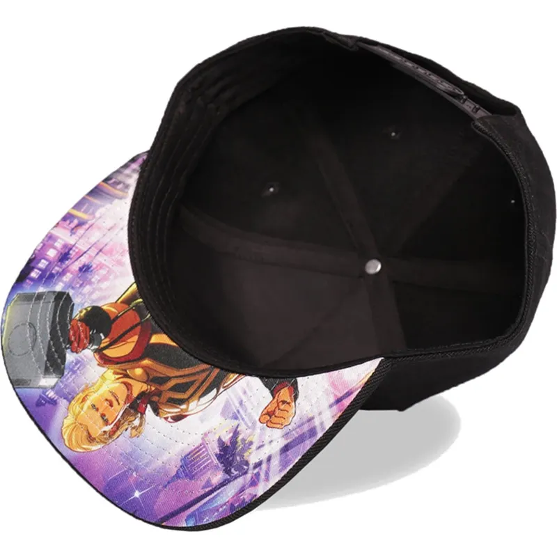 czapka-plaska-czarna-snapback-thor-party-what-if-marvel-comics-od-difuzed