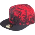 czerwona-i-czarna-plaska-czapka-snapback-dungeons-dragons-od-difuzed