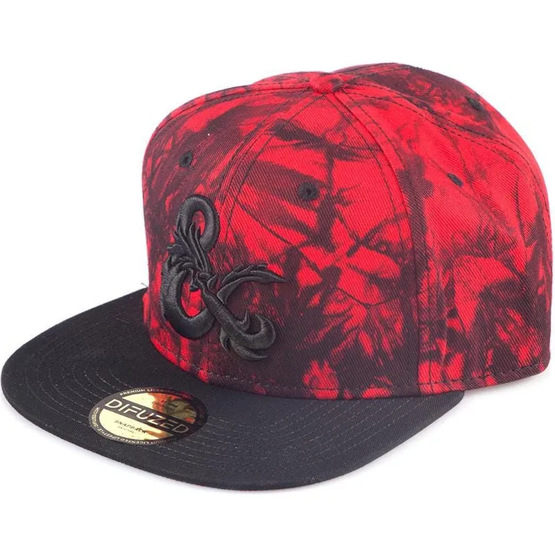 kepure-plokscia-raudona-snapback-difuzed kepure-plokscia-raudona-snapback-difuzed