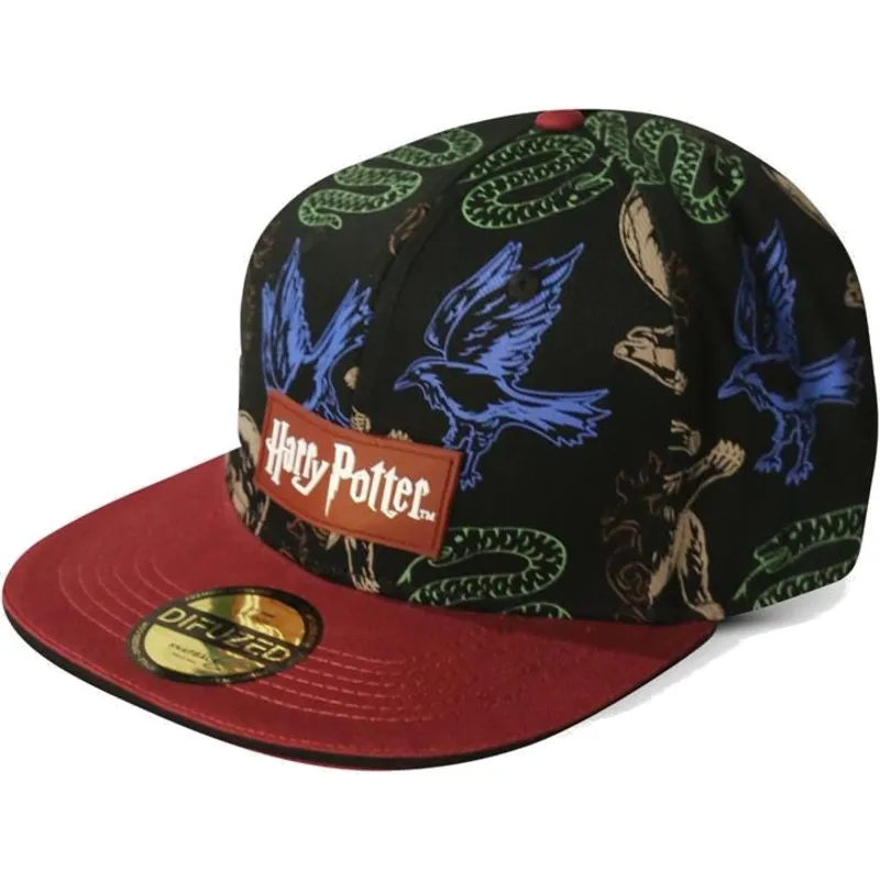 kepure-plokscia-juoda-snapback-difuzed kepure-plokscia-juoda-snapback-difuzed