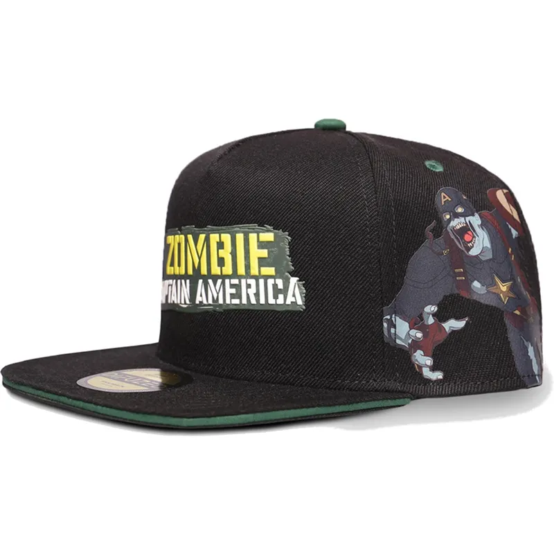 kepure-plokscia-juoda-snapback-zombie-what-if-difuzed