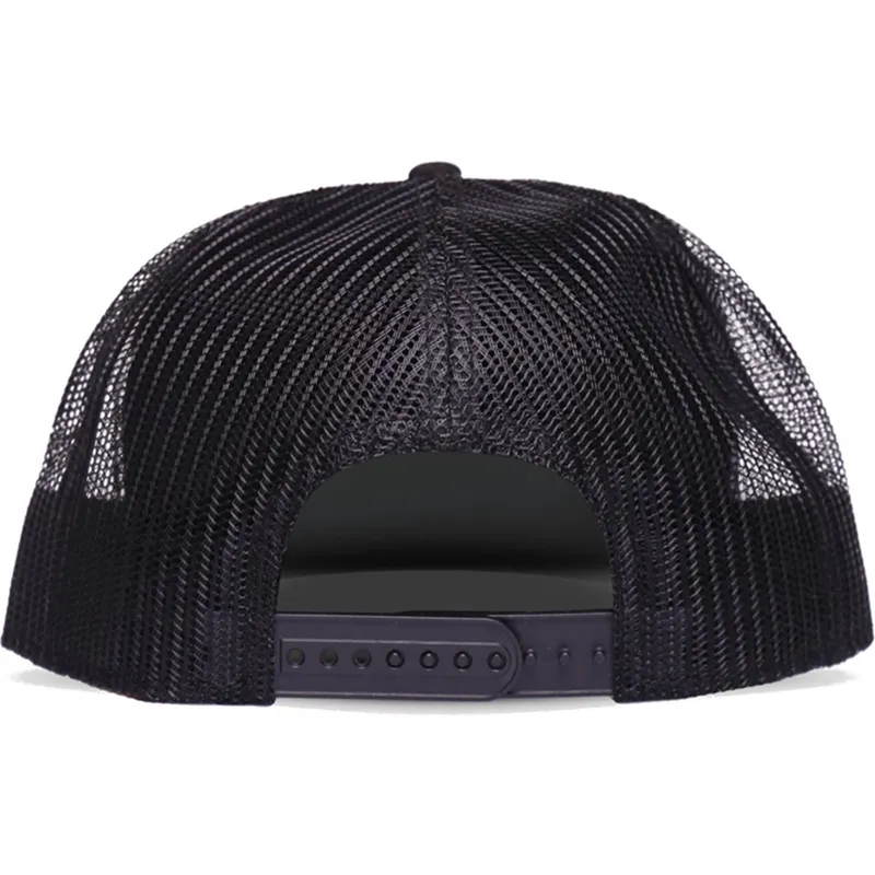 kepure-plokscia-juoda-snapback-trucker-difuzed