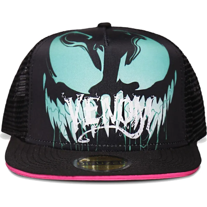 kepure-plokscia-juoda-snapback-vaikams-trucker-difuzed kepure-plokscia-juoda-snapback-vaikams-trucker-difuzed