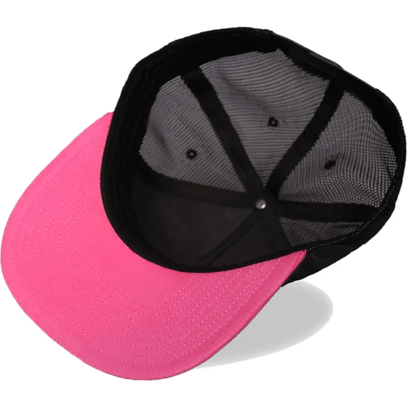 kepure-plokscia-juoda-snapback-vaikams-trucker-difuzed kepure-plokscia-juoda-snapback-vaikams-trucker-difuzed