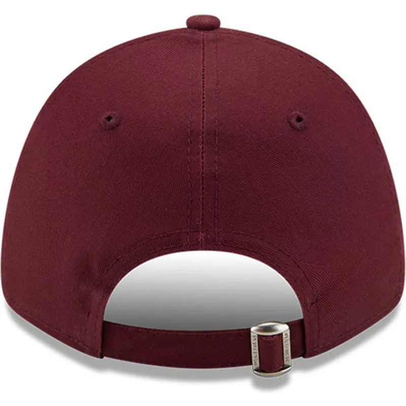 kepure-islenkta-raudona-reguliuojamas-9forty-league-essential-new-york-yankees-mlb-new-era