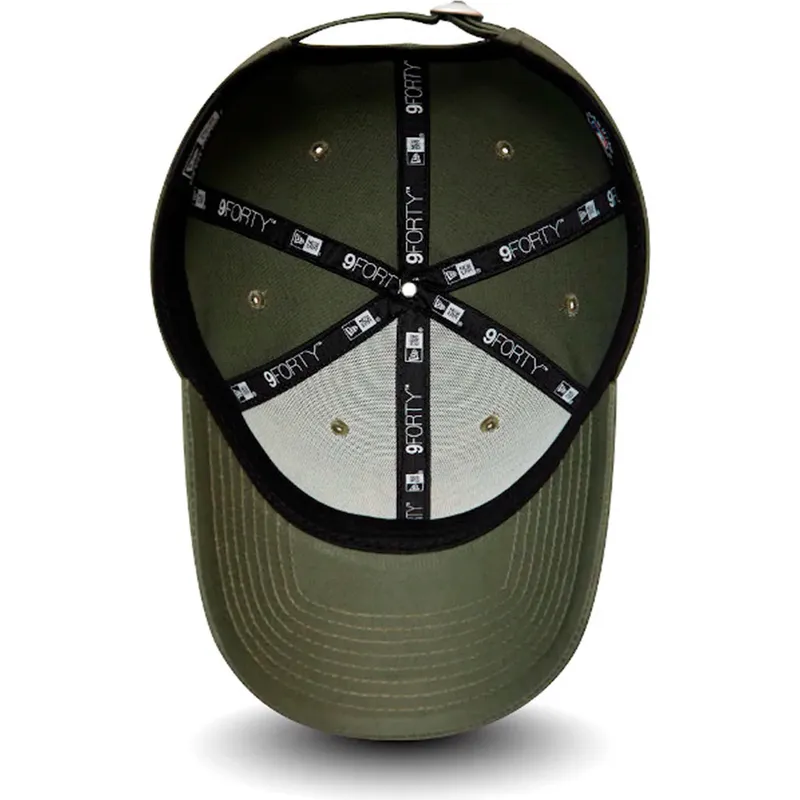 kepure-islenkta-zalia-reguliuojama-juostele-9forty-league-essential-new-york-yankees-mlb-new-era
