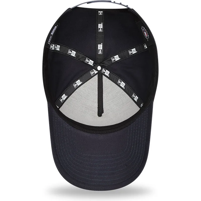 kepure-islenkta-tamsiai-melyna-snapback-9forty-e-frame-new-york-yankees-mlb-new-era