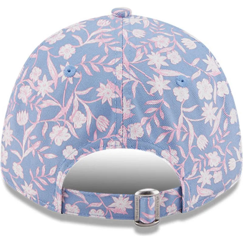 kepure-islenkta-melyna-reguliuojamas-rosa-9forty-floral-new-york-yankees-mlb-new-era