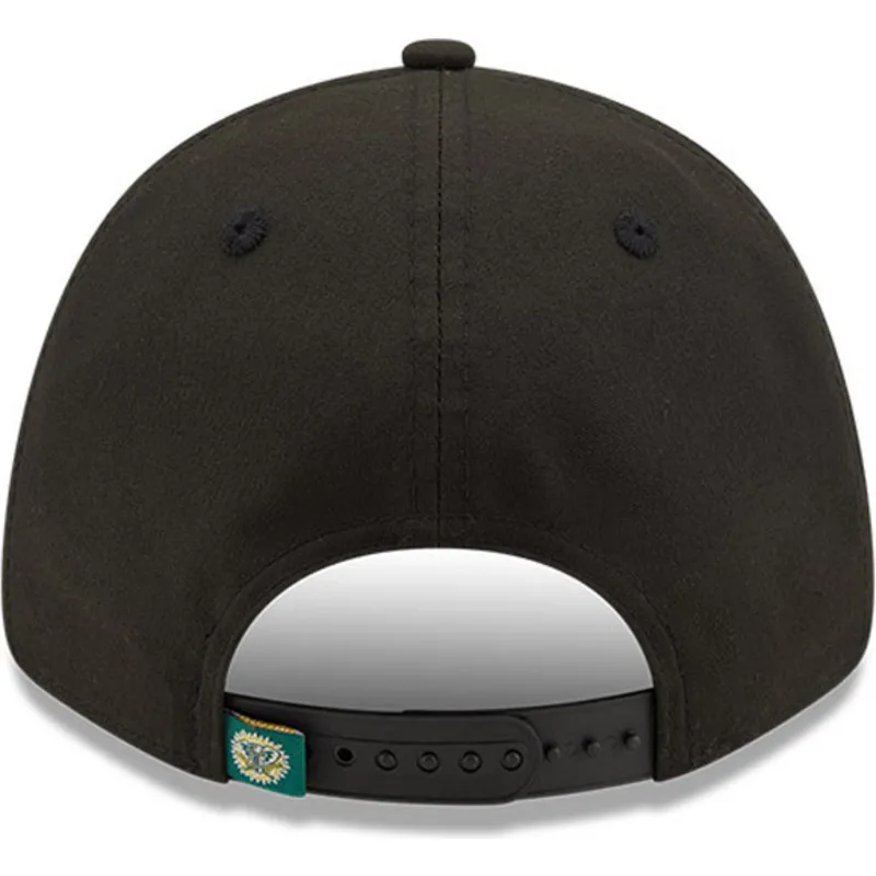 kepure-islenkta-juoda-snapback-9forty-elemental-oakland-athletics-mlb-new-era