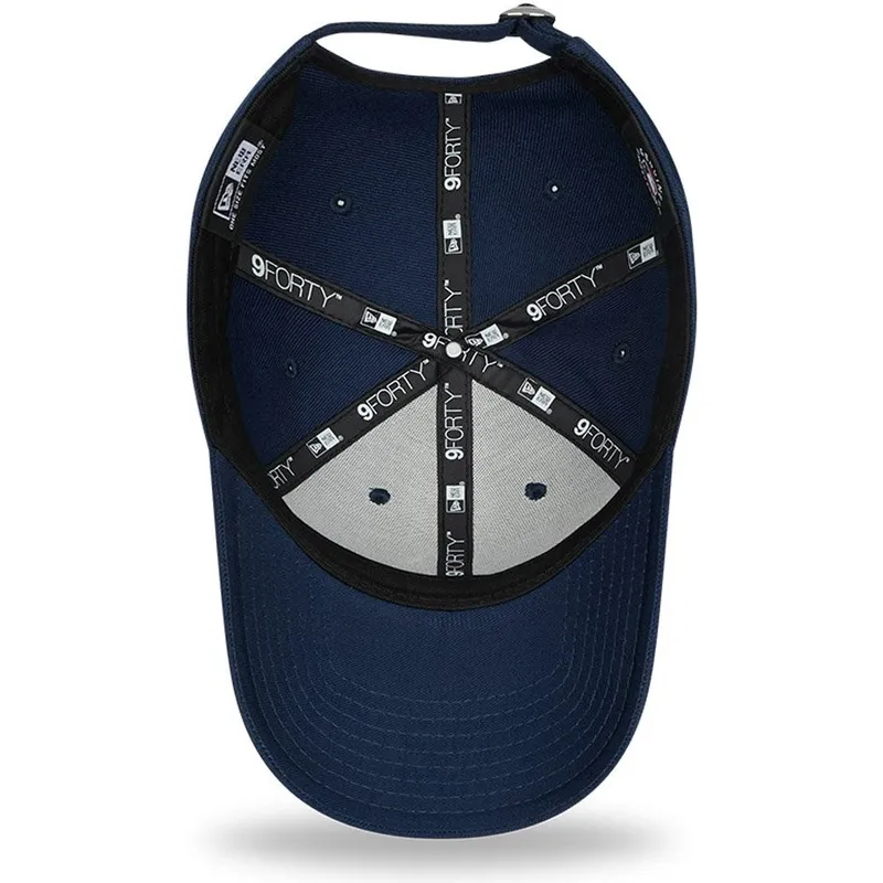 kepure-islenkta-tamsiai-melyna-reguliuojamas-9forty-pop-outline-new-york-yankees-mlb-new-era