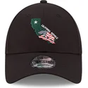kepure-islenkta-juoda-reguliuojamas-9forty-us-state-california-republic-new-era