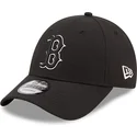 regulowana-czarna-czapka-z-zakrzywionym-daszkiem-9forty-black-and-silver-boston-red-sox-mlb-od-new-era