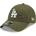 zielona-zakrzywiona-czapka-regulowana-9forty-rose-scorpion-los-angeles-dodgers-mlb-od-new-era