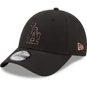 czarna-zakrzywiona-czapka-snapback-9forty-black-and-gold-los-angeles-dodgers-mlb-od-new-era