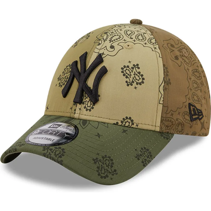 kepure-islenkta-zalia-reguliuojamas-9forty-paisley-print-new-york-yankees-mlb-new-era