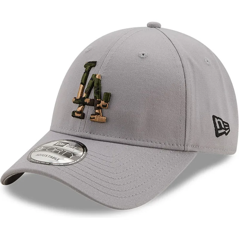 kepure-islenkta-pilka-reguliuojamas-9forty-camo-infill-los-angeles-dodgers-mlb-new-era