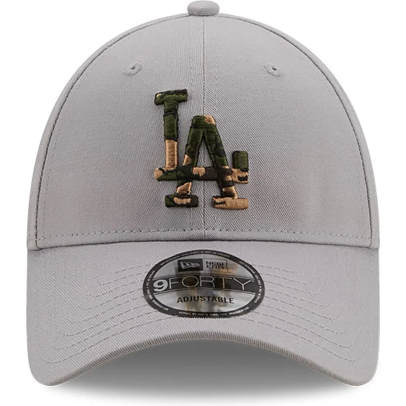 kepure-islenkta-pilka-reguliuojamas-9forty-camo-infill-los-angeles-dodgers-mlb-new-era