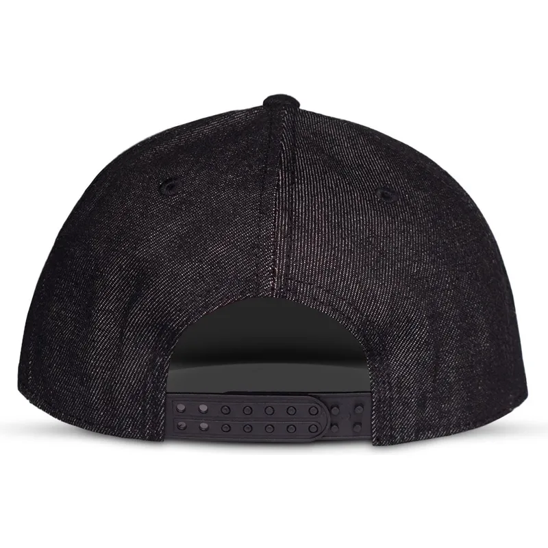 kepure-plokscia-juoda-snapback-difuzed