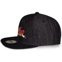 kepure-plokscia-juoda-snapback-difuzed