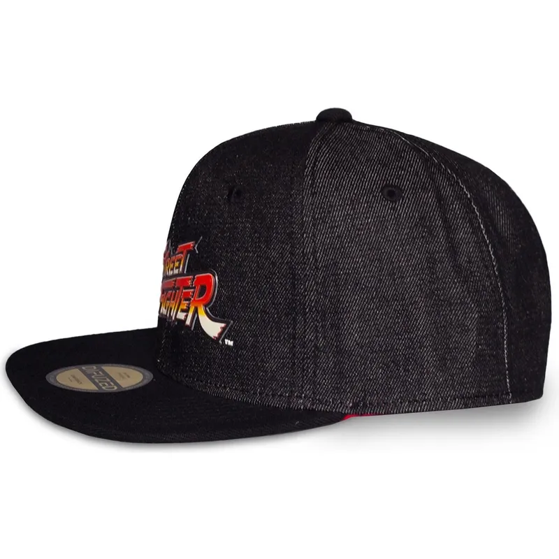 kepure-plokscia-juoda-snapback-difuzed