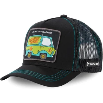 Kepurė išlenkta vilkikas juoda snapback The Mystery Machine MAC2 Scooby-Doo The Mystery Machine Scooby-Doo Capslab