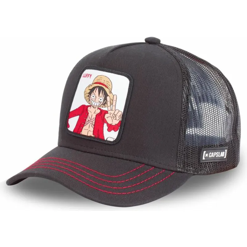 kepure-islenkta-juoda-snapback-luf2-monkey-d-luffy-one-piece-capslab kepure-islenkta-juoda-snapback-luf2-monkey-d-luffy-one-piece-capslab