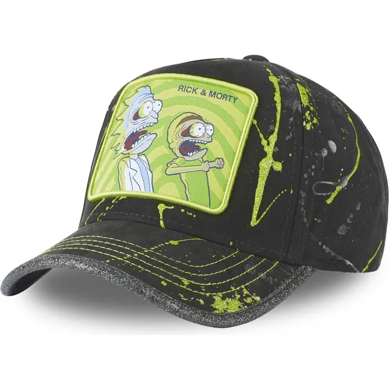 kepure-islenkta-juoda-reguliuojamas-tag-ric-rick-ir-morty-rikas-ir-mortis-capslab