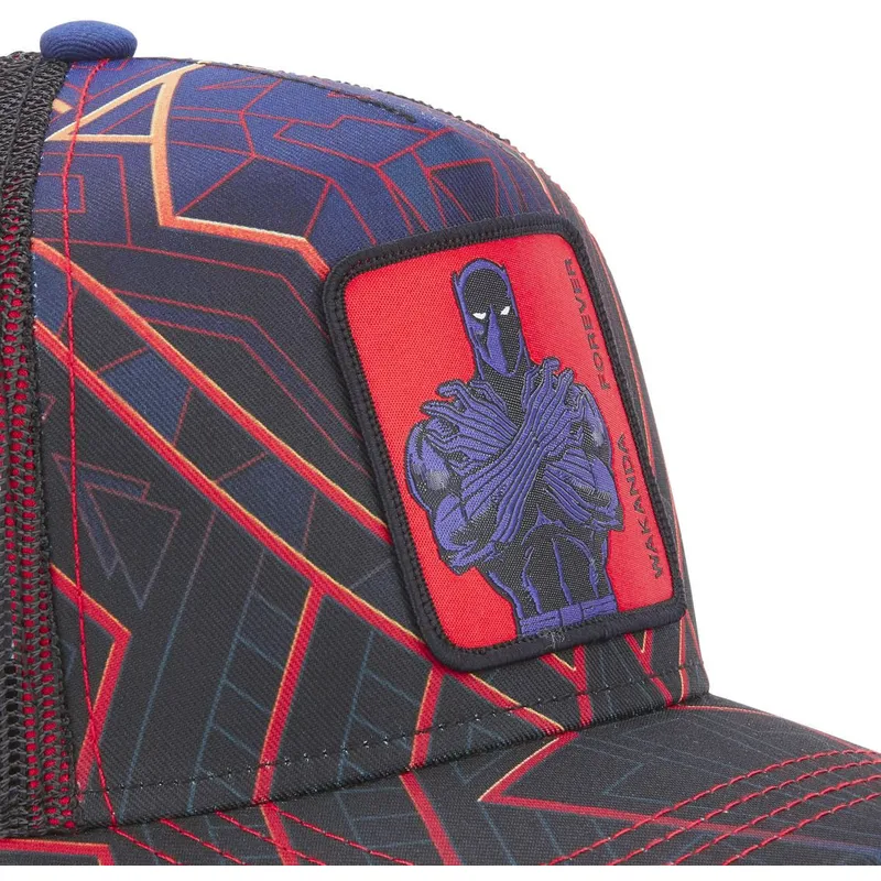 kepure-islenkta-tamsiai-melyna-snapback-pan1-wakanda-forever-black-panther-marvel-comics-capslab