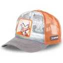 czapka-trucker-szara-i-pomaranczowa-krilin-db2-kri2-dragon-ball-od-capslab