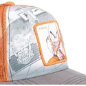 czapka-trucker-szara-i-pomaranczowa-krilin-db2-kri2-dragon-ball-od-capslab