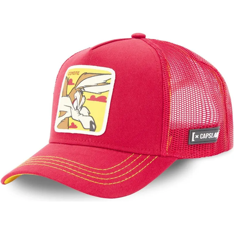 kepure-islenkta-raudona-snapback-loo5-coy1-kojotas-looney-tunes-capslab